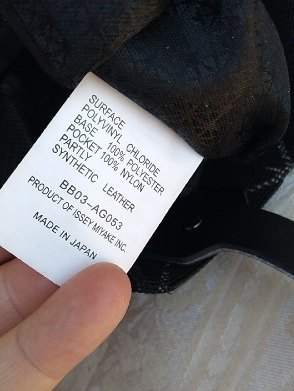 Issey Miyake Geometric Tote in Matte Gray - Picture 13 of 15